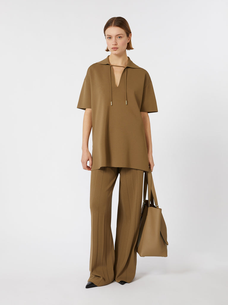 Viscose crêpe yarn blouse