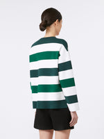 Stretch viscose boxy sweater