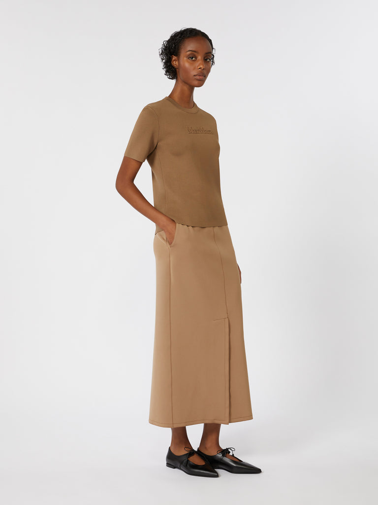 Viscose crêpe yarn jumper