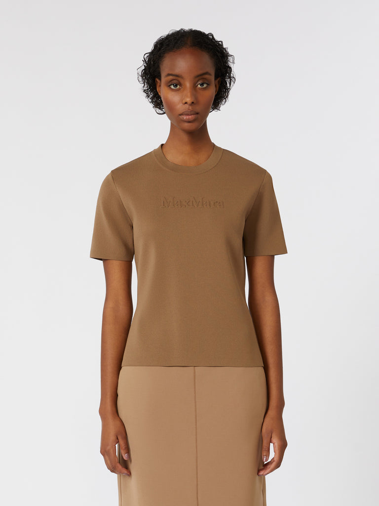 Viscose crêpe yarn jumper