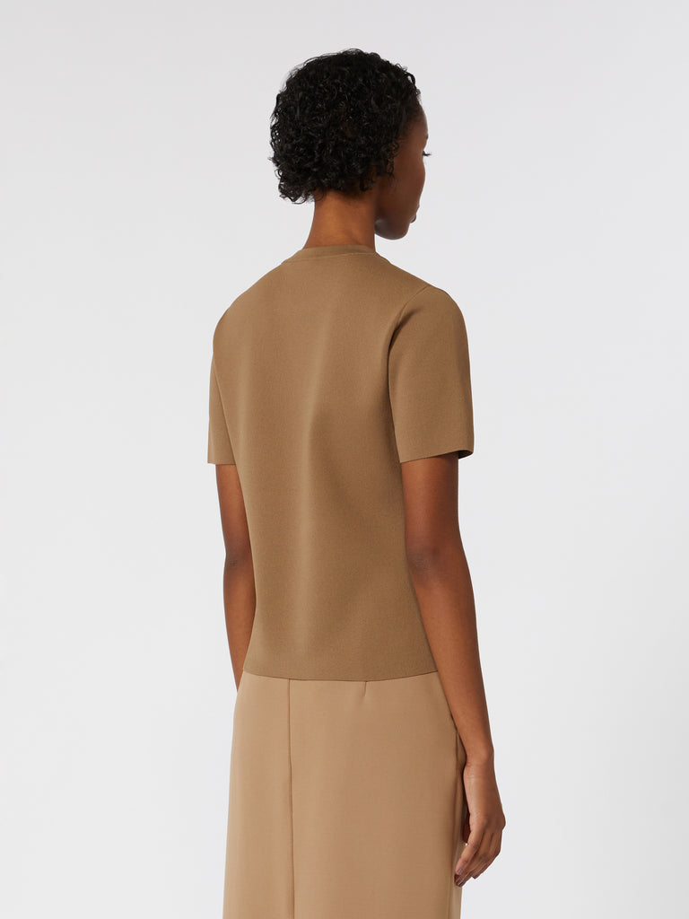 Viscose crêpe yarn jumper