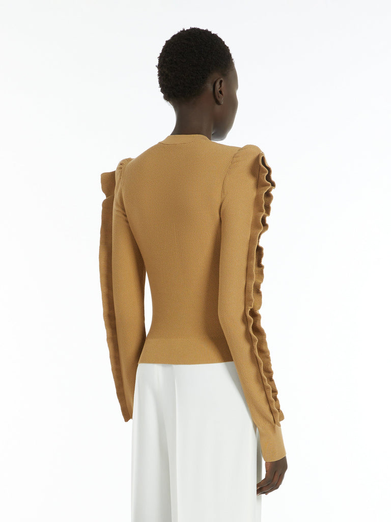 Stretch-viscose jumper