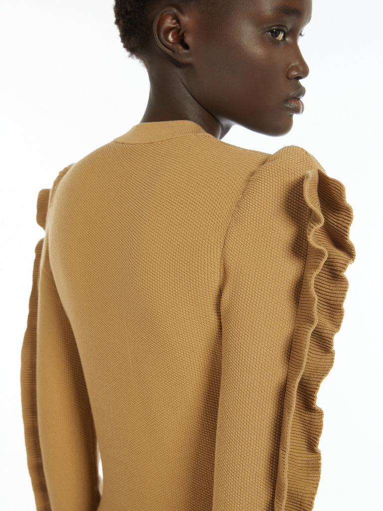 Stretch-viscose jumper