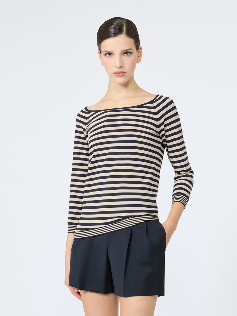 max mara الفيسكوز يارن سترة مع وشاح تفصيل