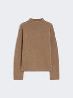 Boxy jumper in stretch cashmere yarn