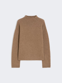 Boxy jumper in stretch cashmere yarn
