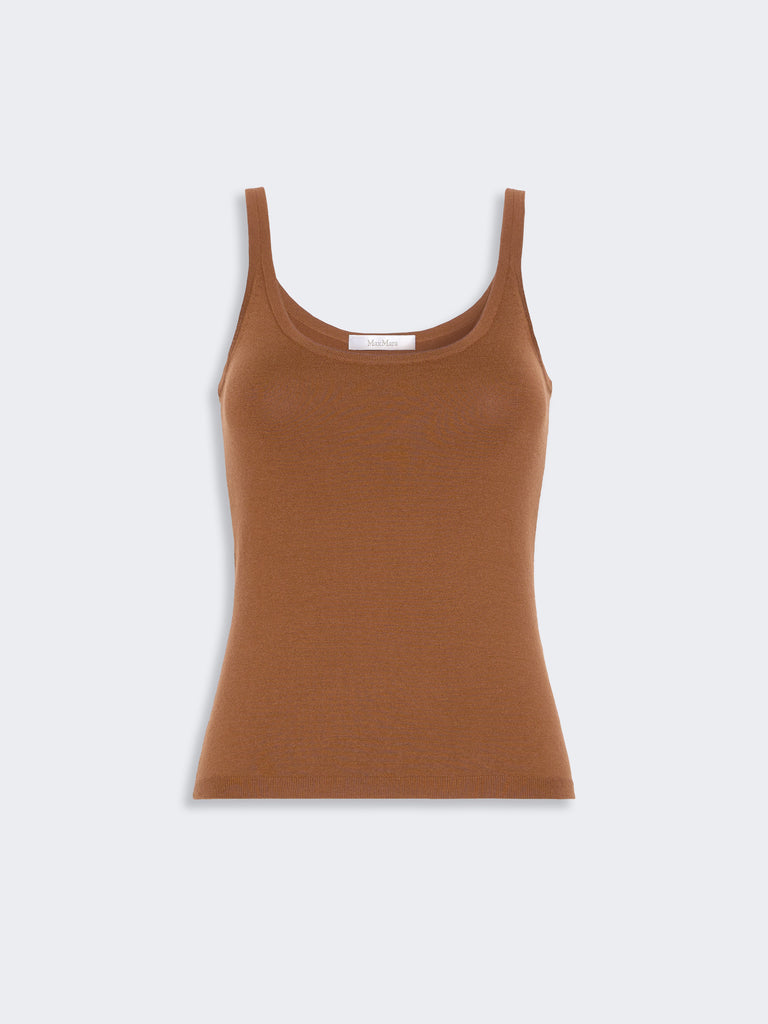 max mara sleeveless wool yarn sweater