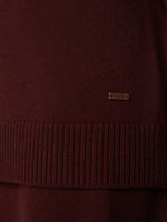 Wool and cashmere hooded sweatshirt