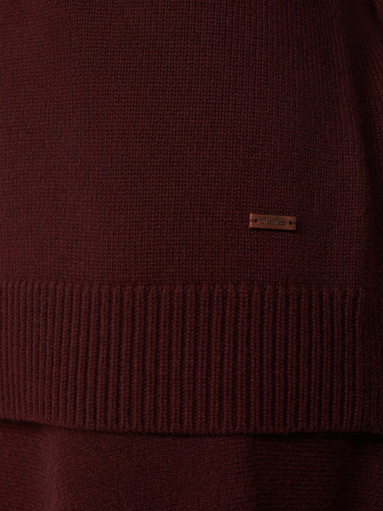 Wool and cashmere hooded sweatshirt