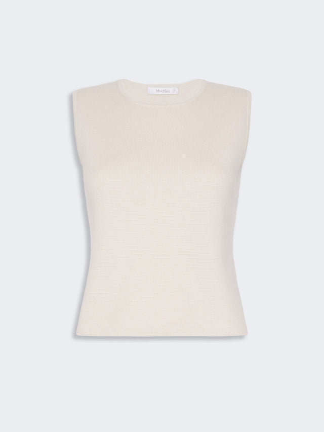 Max Mara Sleeveless wool and cashmere sweater for Women