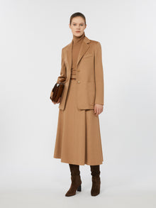 Wool knit turtleneck jumper