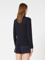 Wool knit turtleneck jumper