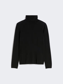 Wool knit turtleneck jumper