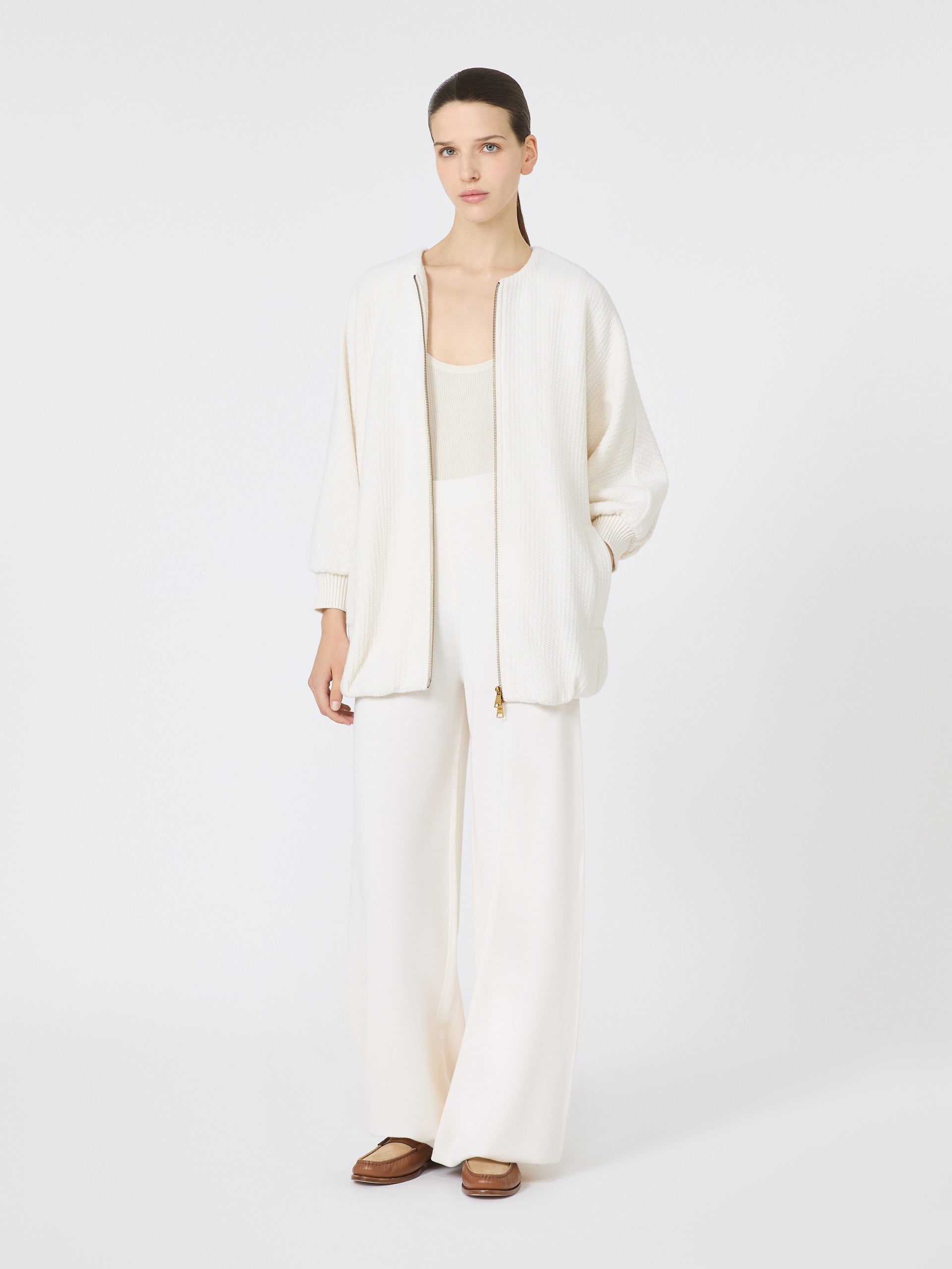 Cotton and viscose top