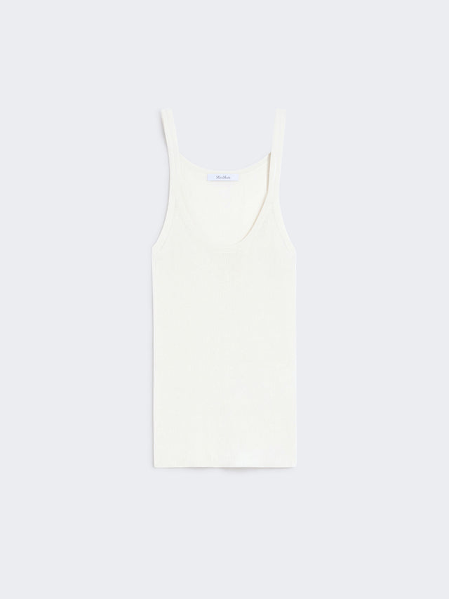 Cotton and viscose top