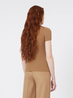 Wool knit turtleneck jumper