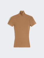 Wool knit turtleneck jumper