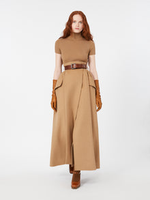 Wool knit turtleneck jumper