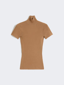 Wool knit turtleneck jumper