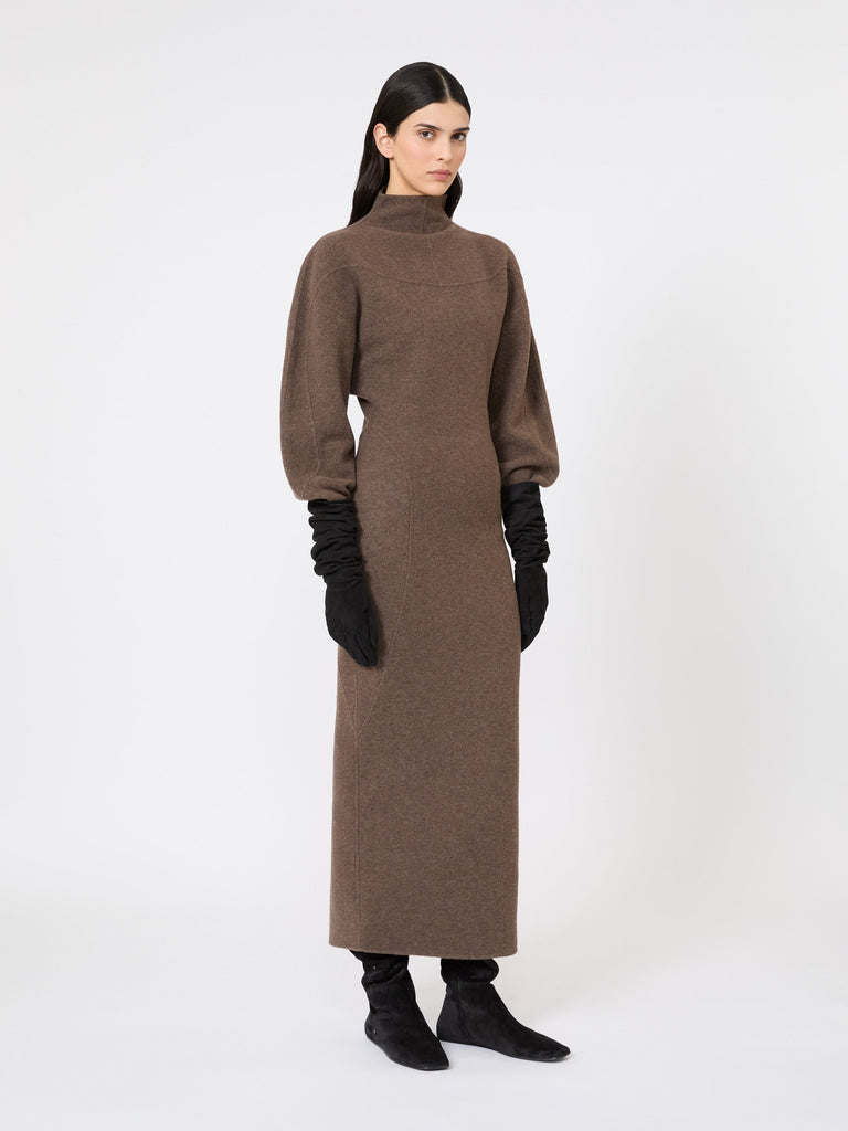 max mara wool and cashmere jersey dress