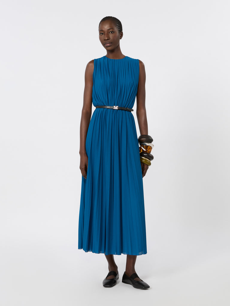 max mara فستان بكسرات من الجيرسيه