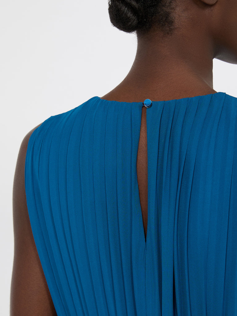 max mara فستان بكسرات من الجيرسيه