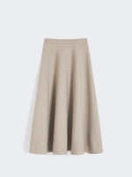 Full, tech wool skirt