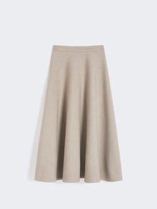 Full, tech wool skirt