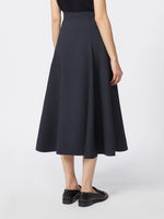 Full, tech wool skirt