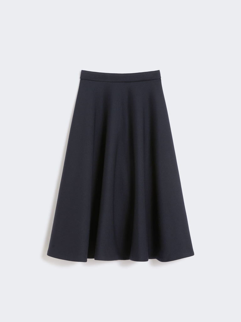 Full, tech wool skirt