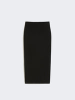 max mara compact crãªpe jersey midi skirt for women