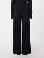 Wool jersey trousers