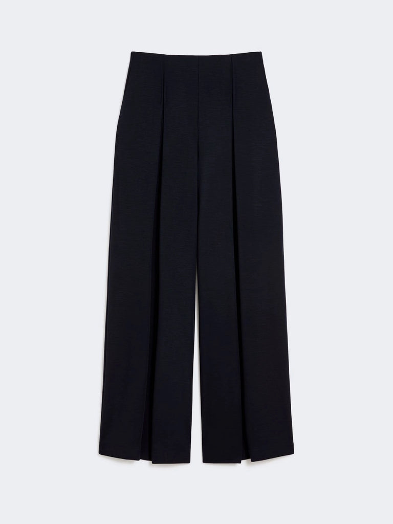 Wool jersey trousers