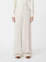 max mara wool piquã© trousers for women