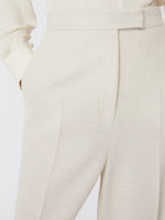 max mara wool piquã© trousers for women