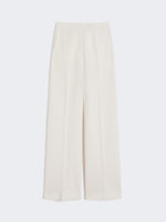 max mara wool piquã© trousers for women