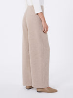 Cashmere and wool fleece trousers