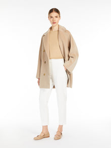 Viscose Jersey Trousers for Women - White - Max Mara KSA