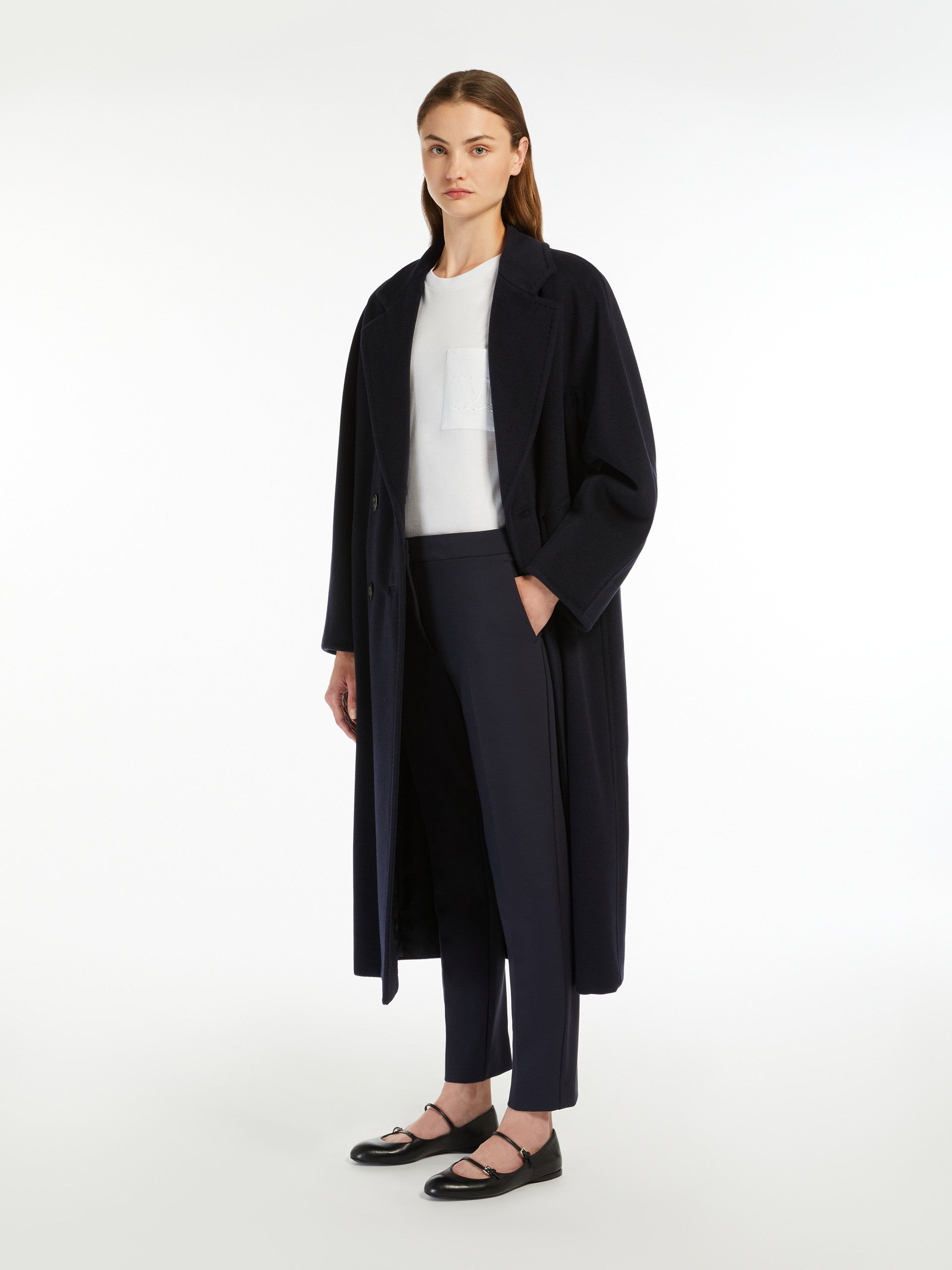 Viscose Jersey Trousers for Women - Ultramarine - Max Mara KSA