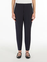 Viscose Jersey Trousers for Women - Ultramarine - Max Mara KSA