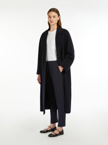 Viscose Jersey Trousers for Women - Ultramarine - Max Mara KSA