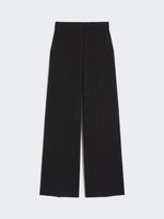 Compact jersey trousers