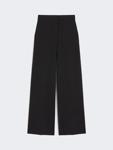 Compact jersey trousers