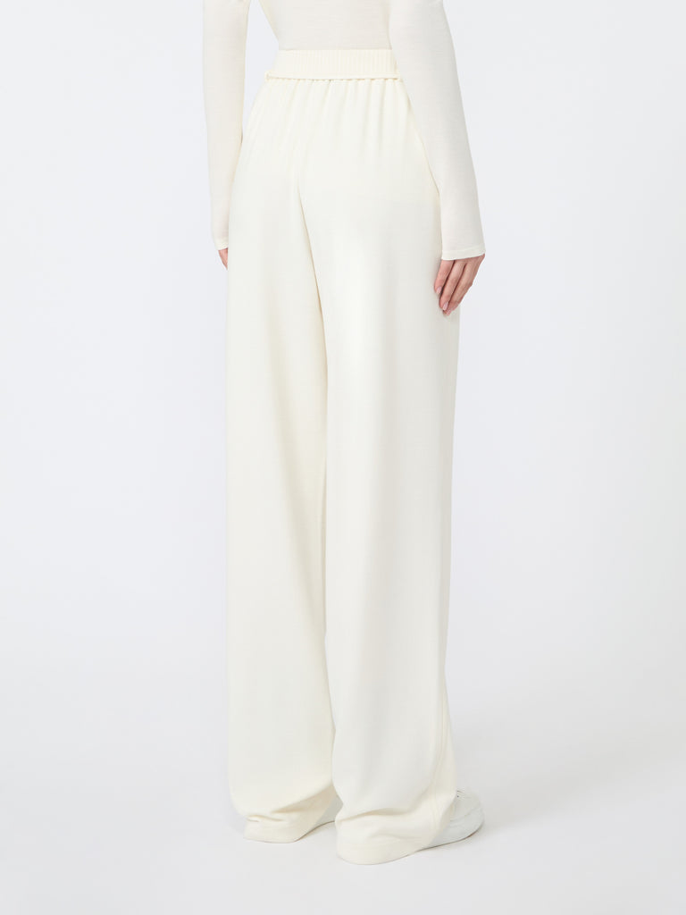 max mara بنطال من جيرسيه الصوف المزدوج