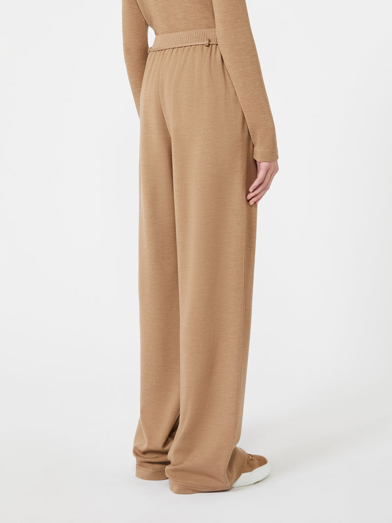 max mara double wool jersey trousers