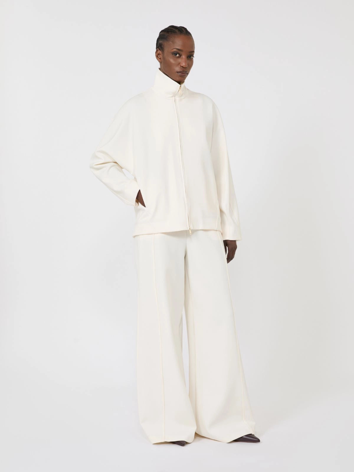 Soft scuba jersey jacket