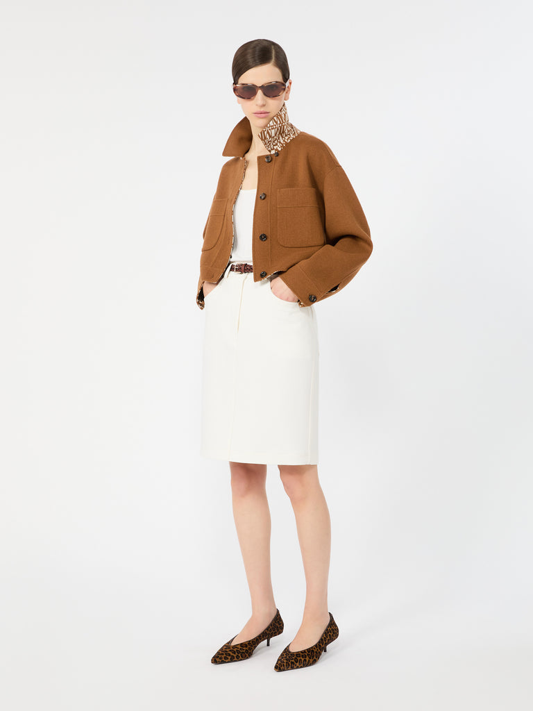 max mara wool and cashmere jersey boxy jacket