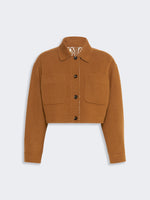 Max Mara Wool and cashmere jersey boxy jacket for Women