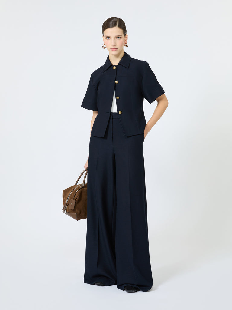 max mara slim-fit cotton jersey jacket