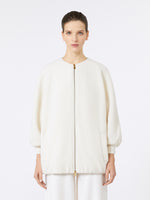 Wool and cashmere knit jacket